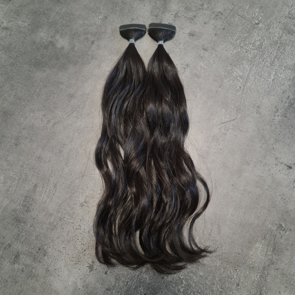 2x Tape Extensions 35cm gewellt Farbe N2 - OUTLET